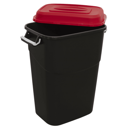 Sealey Refuse/Storage Bin 95L - Red Model No- BM95R