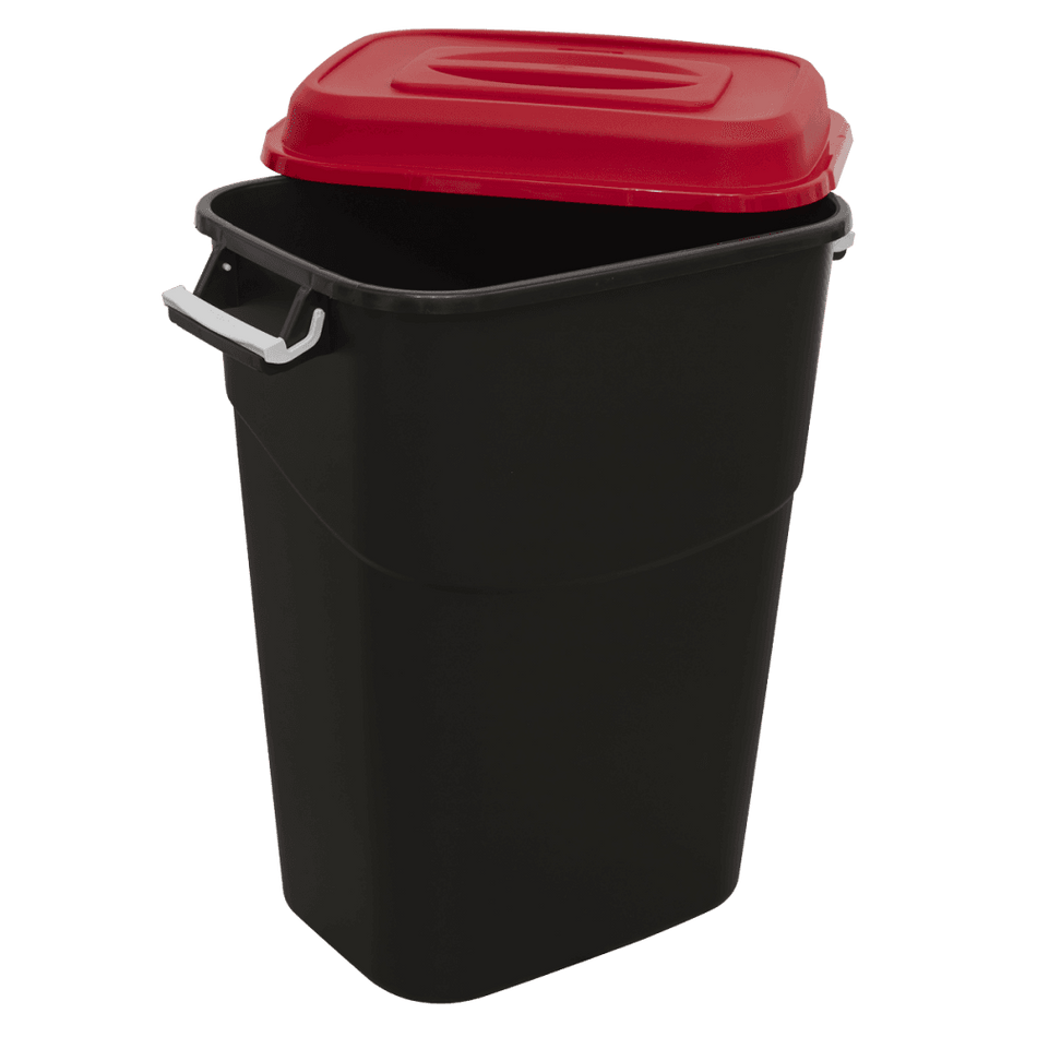 Sealey Refuse/Storage Bin 95L - Red Model No- BM95R