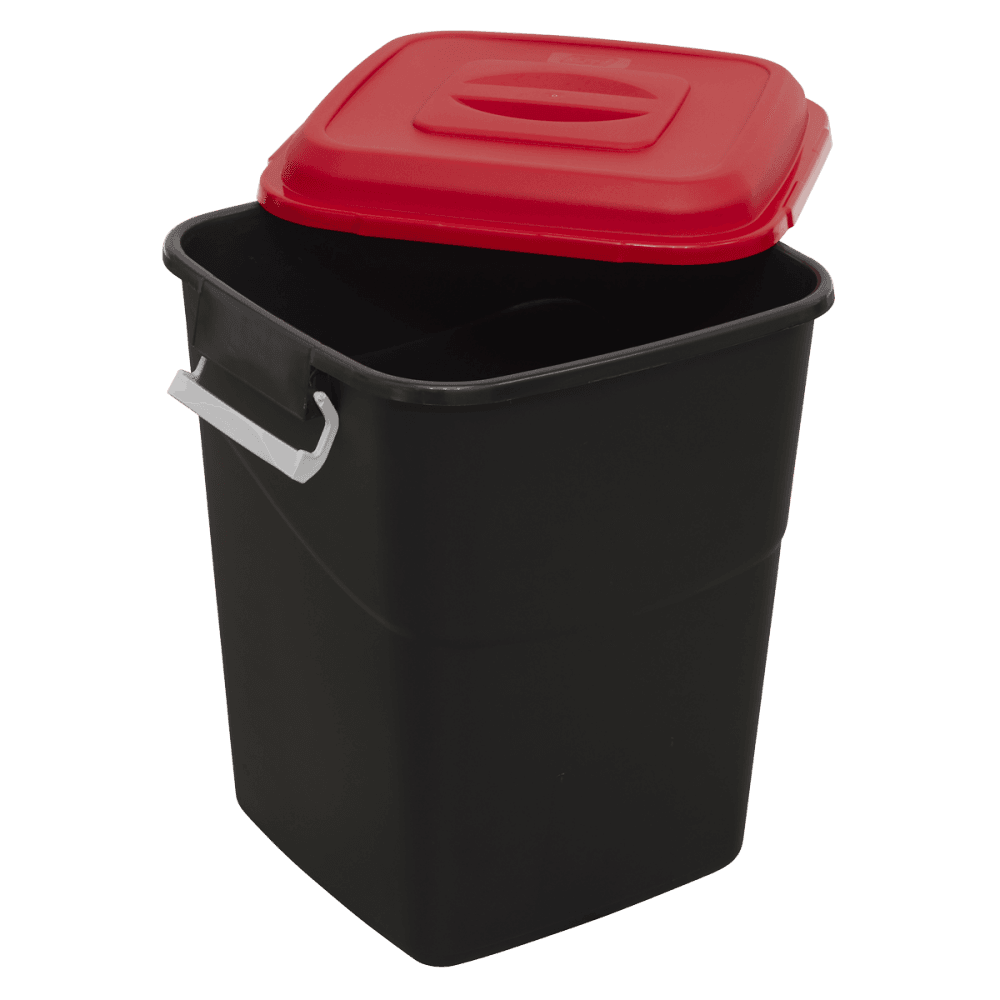 Sealey Refuse/Storage Bin 50L - Red Model No- BM50R