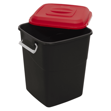 Sealey Refuse/Storage Bin 50L - Red Model No- BM50R