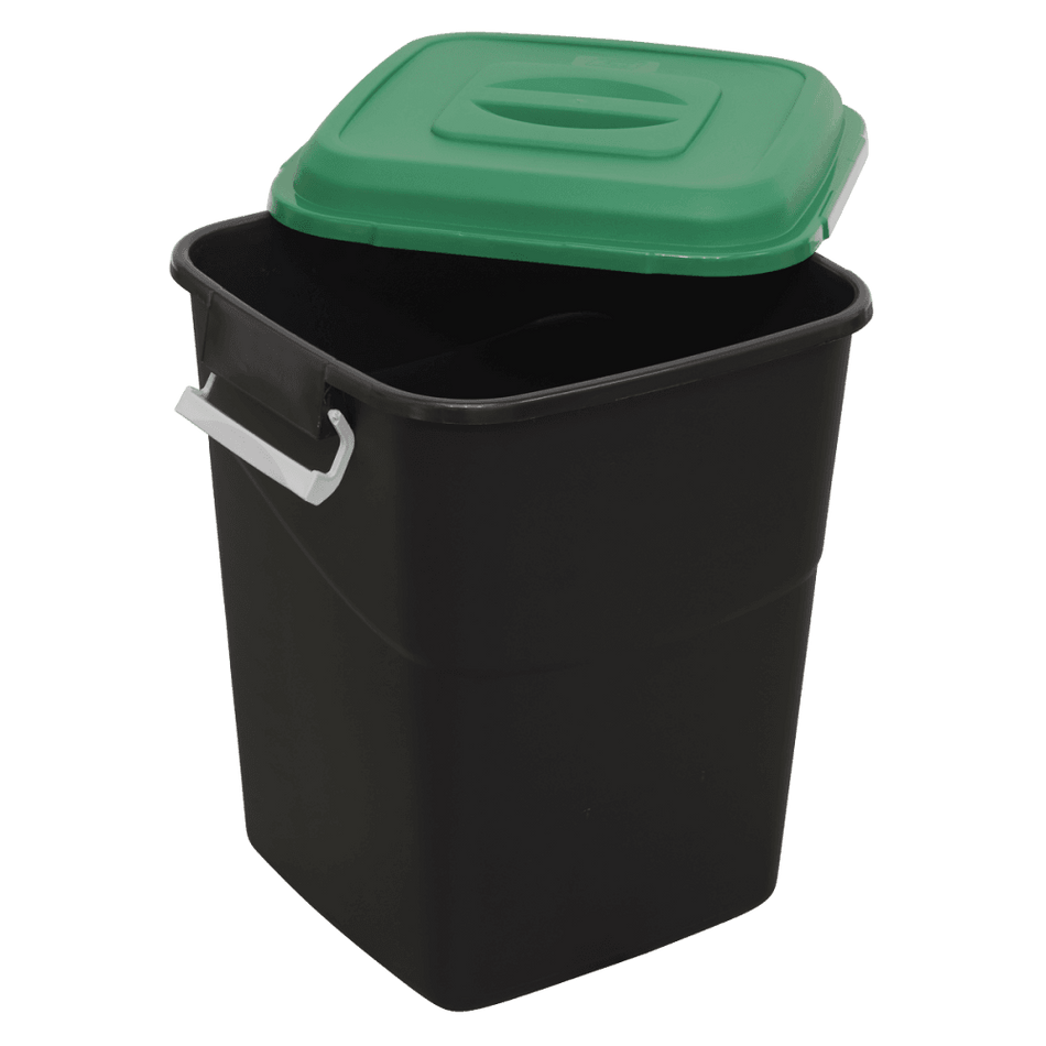 Sealey Refuse/Storage Bin 50L - Green Model No- BM50G