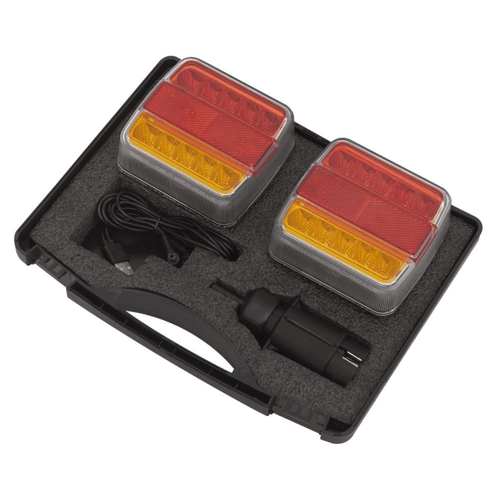 Sealey Wireless SMD LED Trailer Light Set 2pc Model No- TB18LEDW