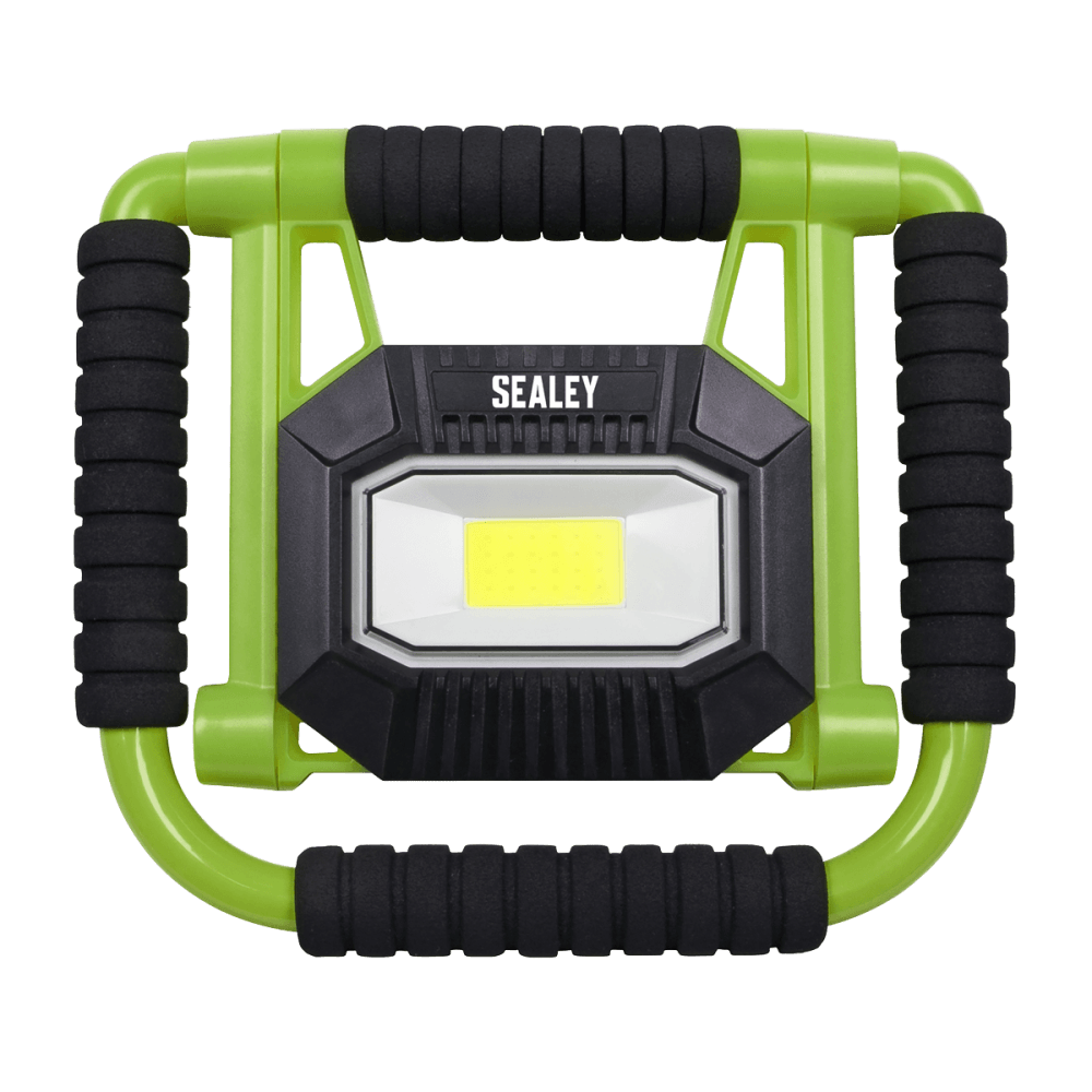 Sealey Rechargeable Portable Fold Flat Floodlight 10W COB LED Lithium-ion Model No- LEDFL10W