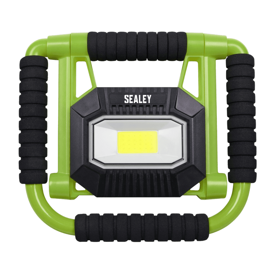 Sealey Rechargeable Portable Fold Flat Floodlight 10W COB LED Lithium-ion Model No- LEDFL10W