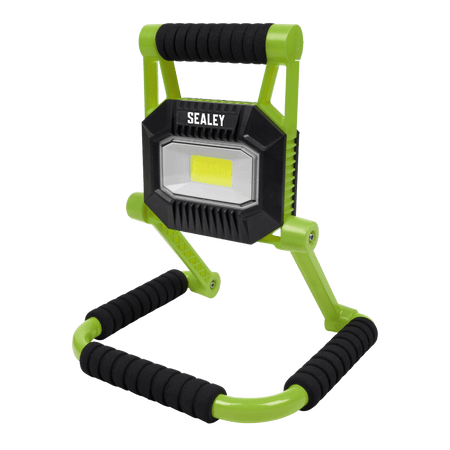 Sealey Rechargeable Portable Fold Flat Floodlight 10W COB LED Lithium-ion Model No- LEDFL10W