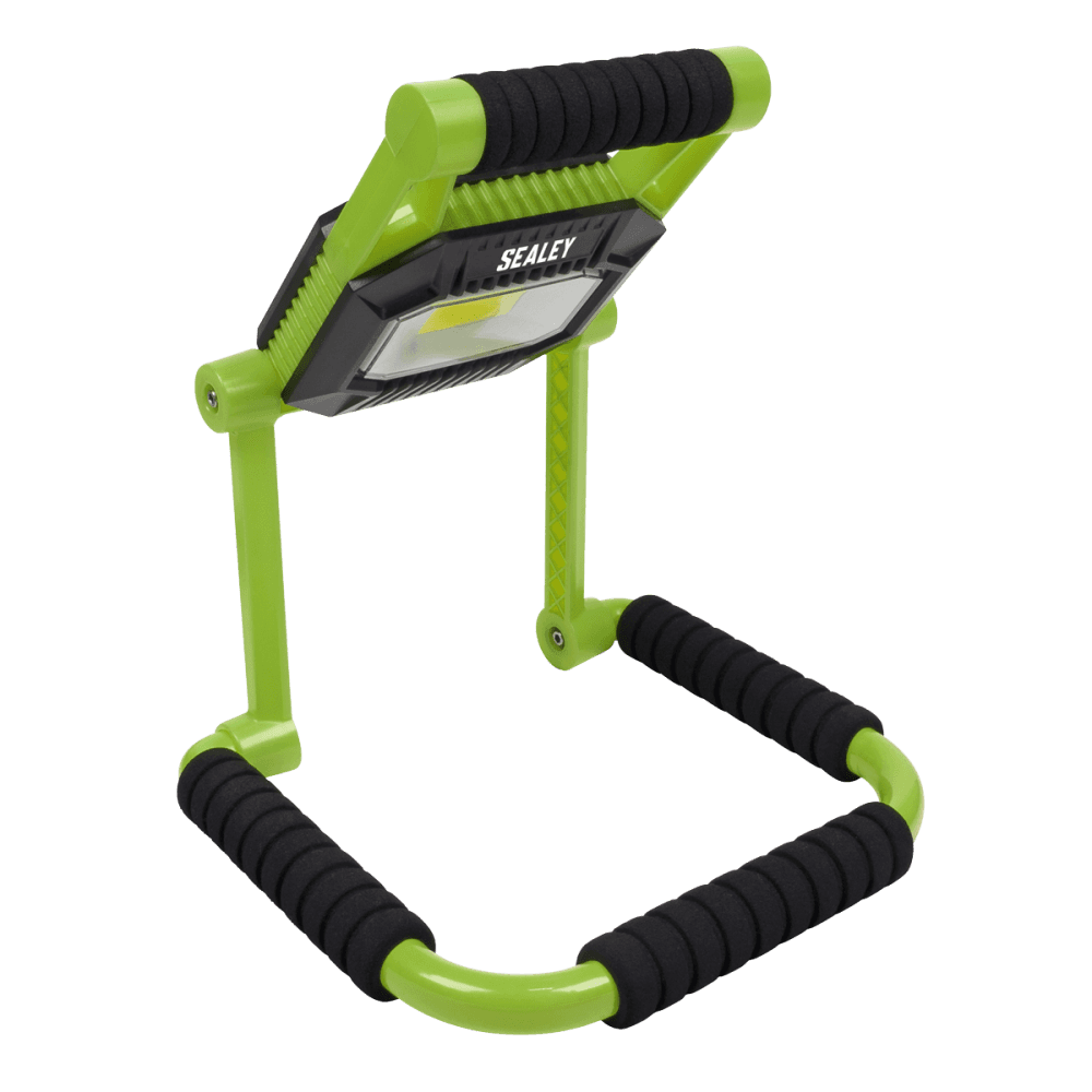 Sealey Rechargeable Portable Fold Flat Floodlight 10W COB LED Lithium-ion Model No- LEDFL10W