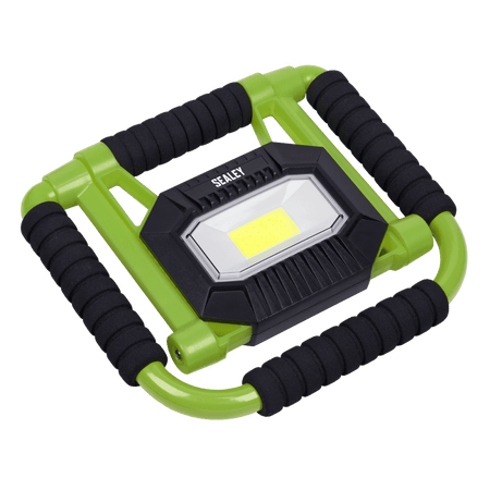 Sealey Rechargeable Portable Fold Flat Floodlight 10W COB LED Lithium-ion Model No- LEDFL10W