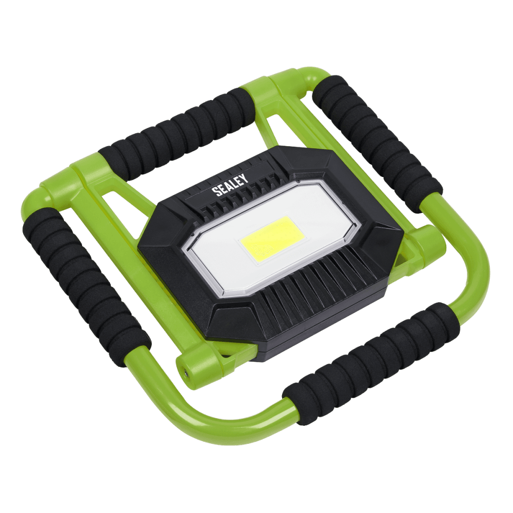 Sealey Rechargeable Portable Fold Flat Floodlight 20W COB LED Lithium-ion Model No- LEDFL20W