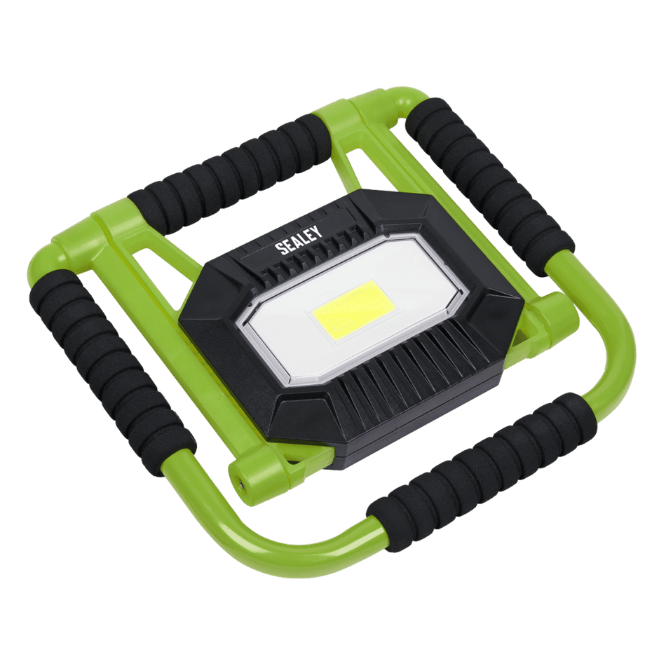 Sealey Rechargeable Portable Fold Flat Floodlight 20W COB LED Lithium-ion Model No- LEDFL20W