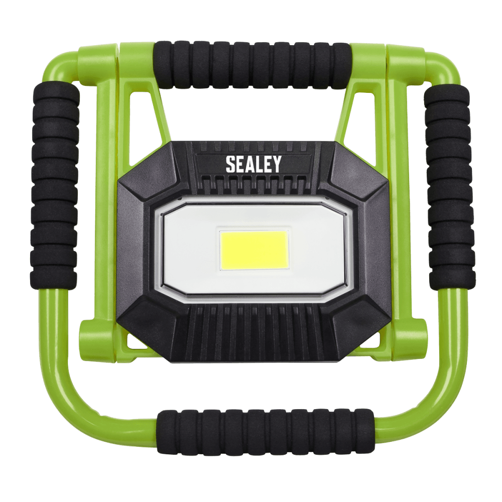 Sealey Rechargeable Portable Fold Flat Floodlight 20W COB LED Lithium-ion Model No- LEDFL20W