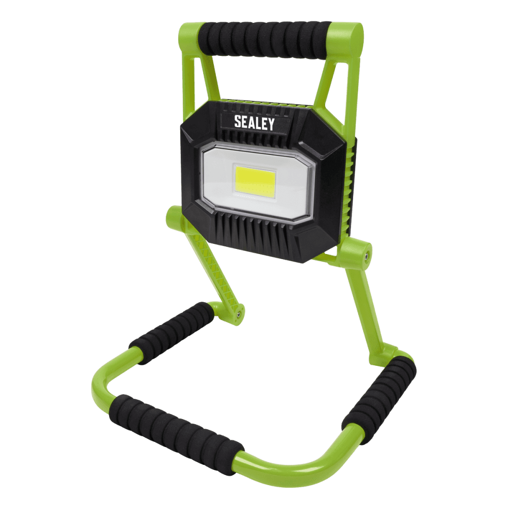 Sealey Rechargeable Portable Fold Flat Floodlight 20W COB LED Lithium-ion Model No- LEDFL20W