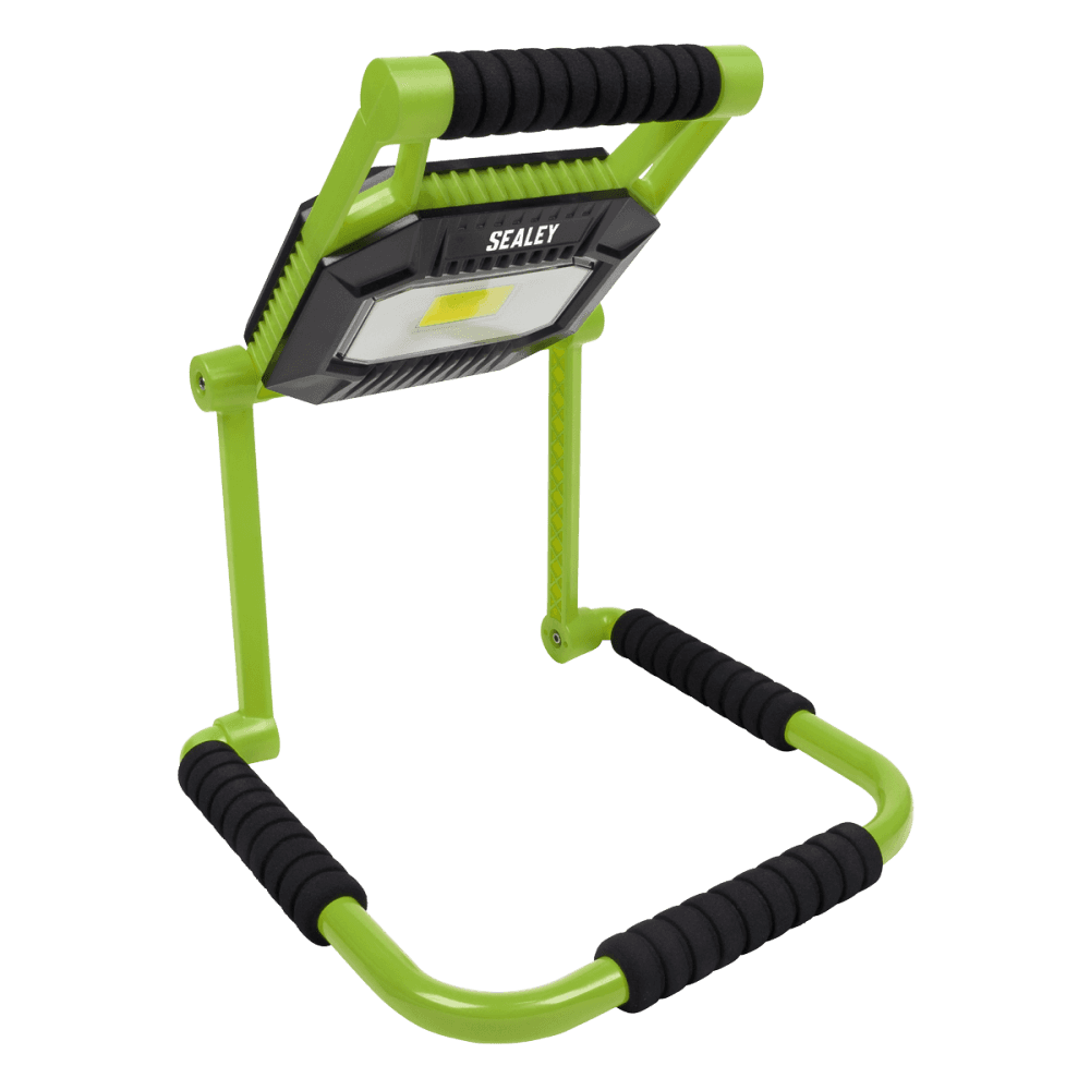 Sealey Rechargeable Portable Fold Flat Floodlight 20W COB LED Lithium-ion Model No- LEDFL20W