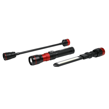 Sealey Interchangeable 3-In-1 COB LED Inspection Light Rechargeable Model No- LED0131R