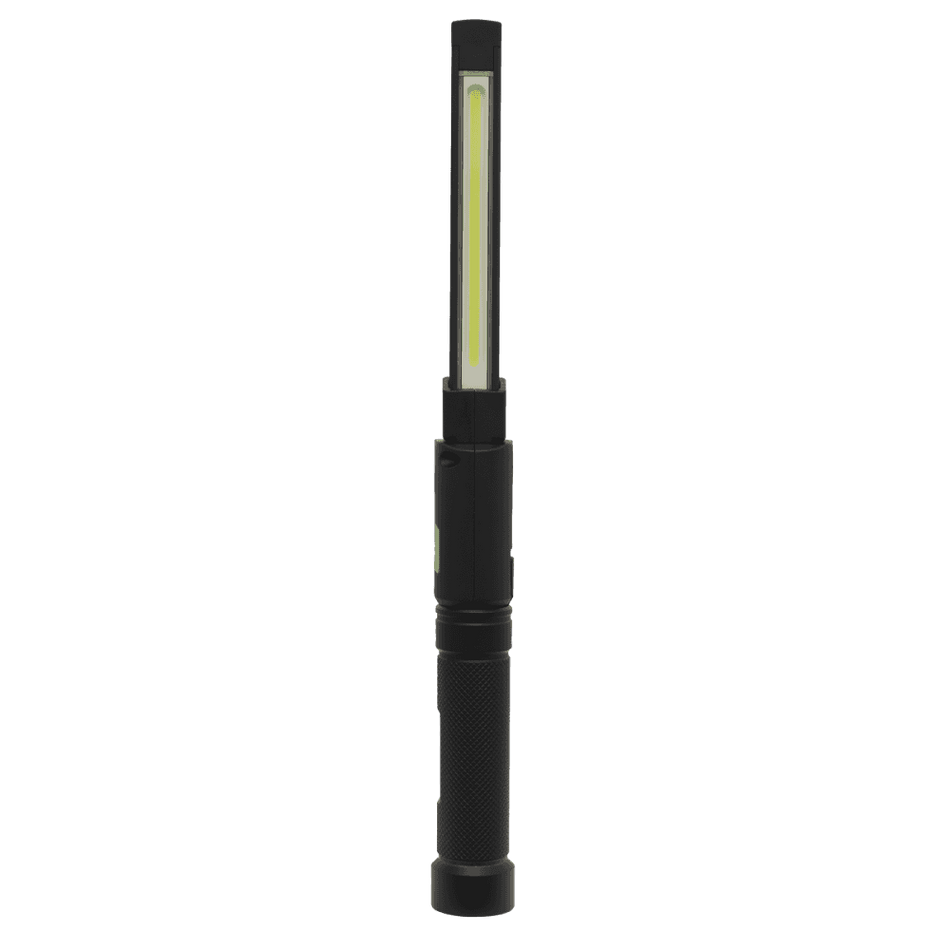 Sealey Rechargeable Aluminium Folding Pocket Light 2 COB & 1 SMD LED Model No- LED02G