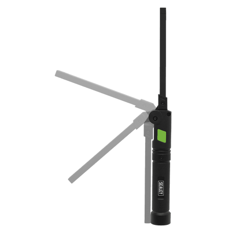 Sealey Rechargeable Aluminium Folding Pocket Light 2 COB & 1 SMD LED Model No- LED02G