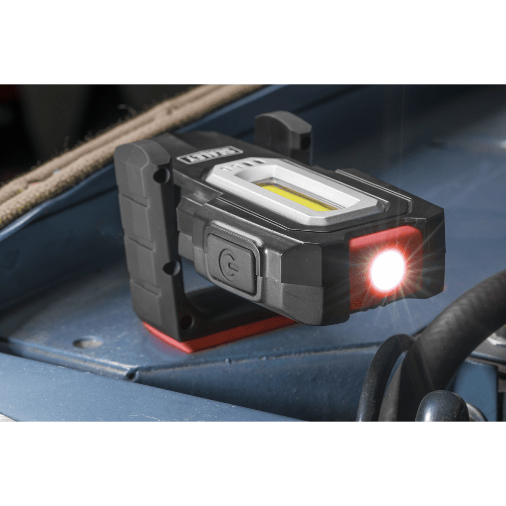 Sealey Inspection Light 3W COB & 1W SMD LED - Wireless Rechargeable Model No- LEDWC03