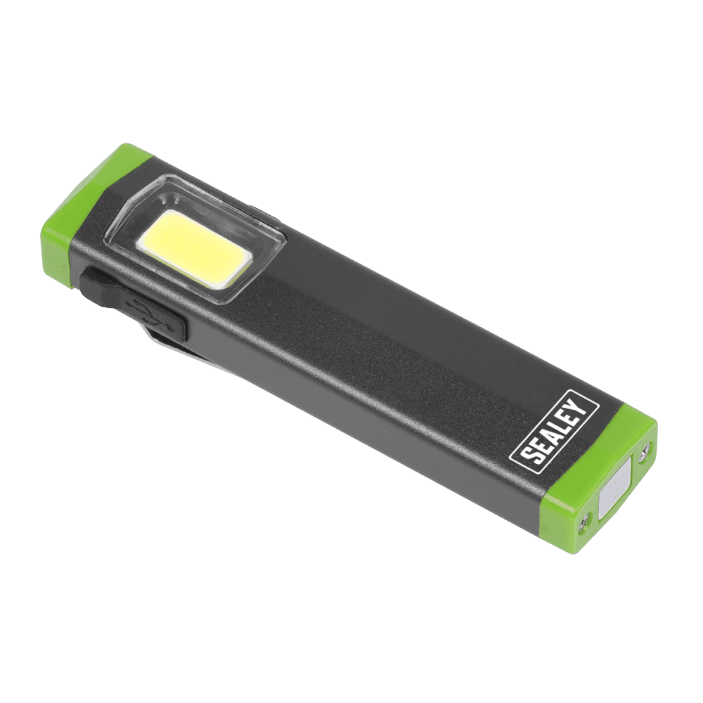 Sealey Mini Hand Torch Aluminium 3W COB LED Model No- LED500SB