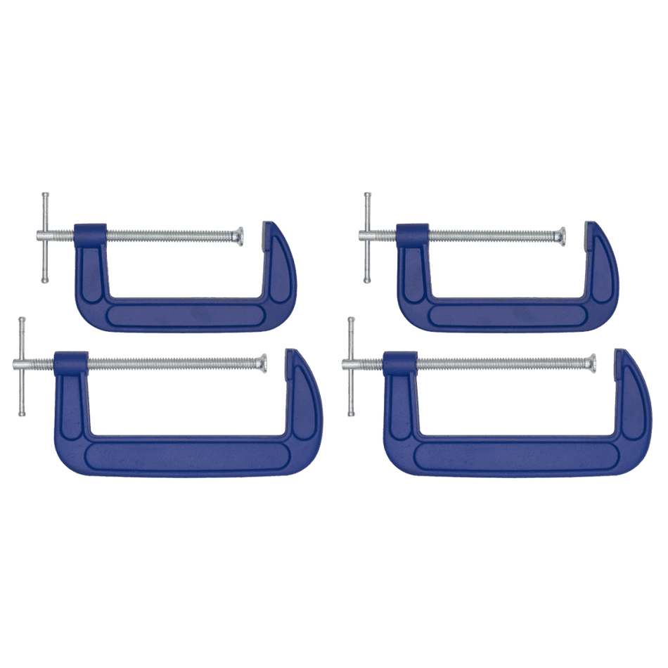 Sealey G-Clamp Set 4pc - 150mm & 200mm Model No- AK6006SET
