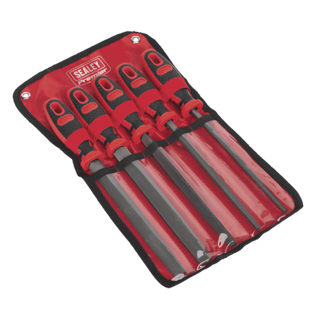 Sealey Smooth Cut Engineer?s File Set 5pc 200mm Model No- AK586