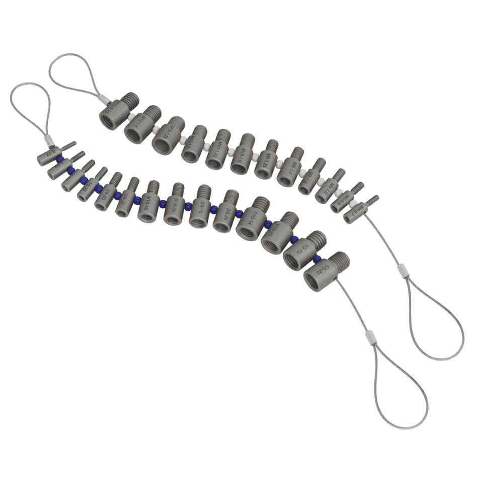 Sealey Thread Checker Nut & Bolt Checker Imperial/Metric Model No- AK70NBC