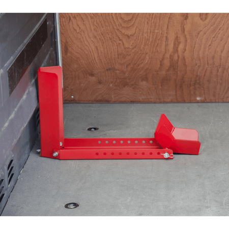 Sealey Motorcycle Roll-in Wheel Clamp - Bolt Down Model No- WCR02