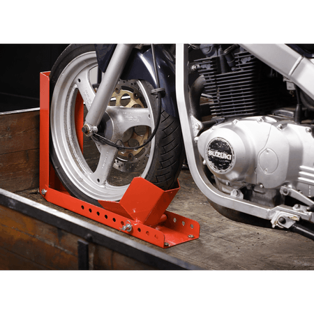 Sealey Motorcycle Roll-in Wheel Clamp - Bolt Down Model No- WCR02