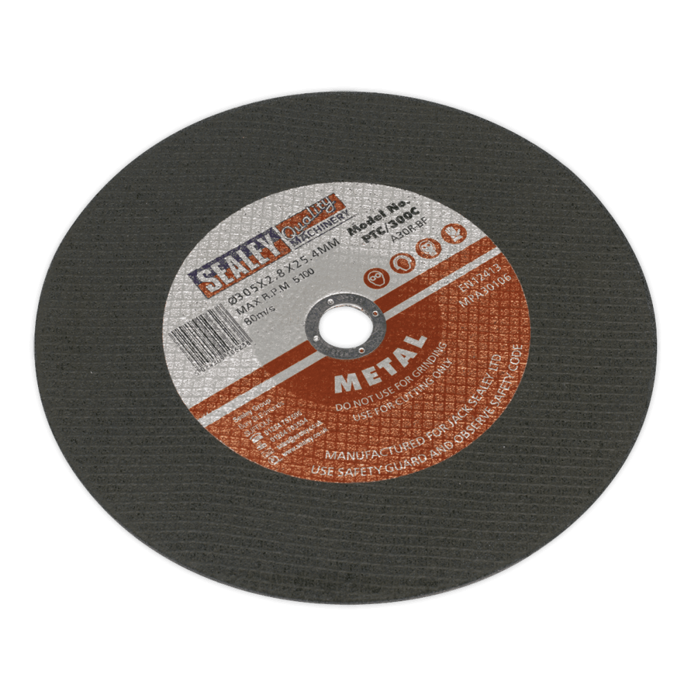 Sealey Cutting Disc 305 x 2.8mm 25.4mm Bore Model No-PTC/300C
