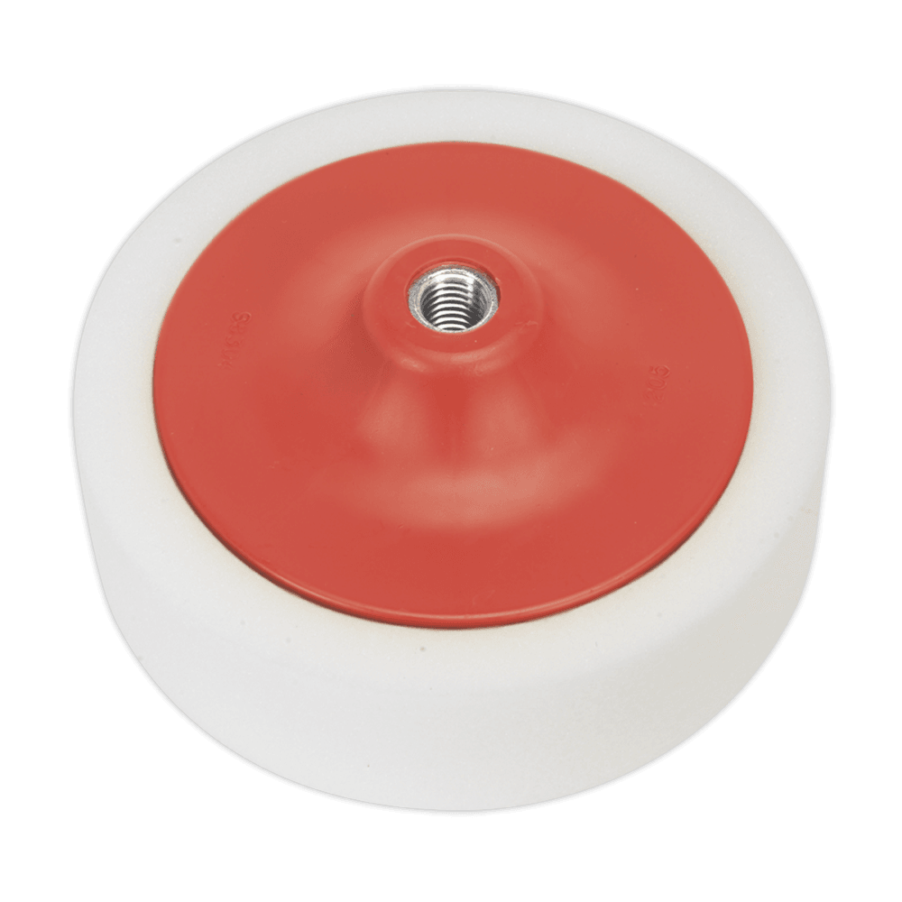 Sealey Buffing & Polishing Foam Head 150 x 50mm M14 x 2mm White/Dense Model No-PTC/CH/M14-W