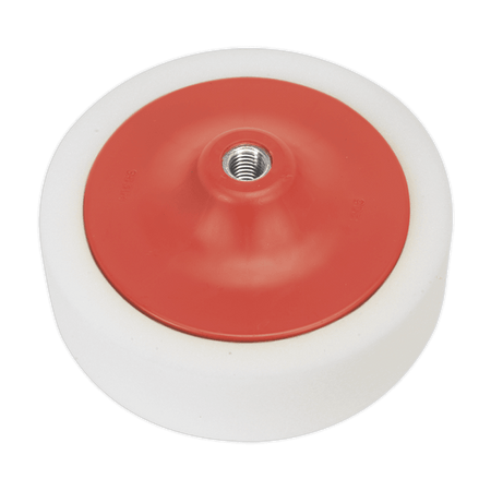 Sealey Buffing & Polishing Foam Head 150 x 50mm M14 x 2mm White/Dense Model No-PTC/CH/M14-W