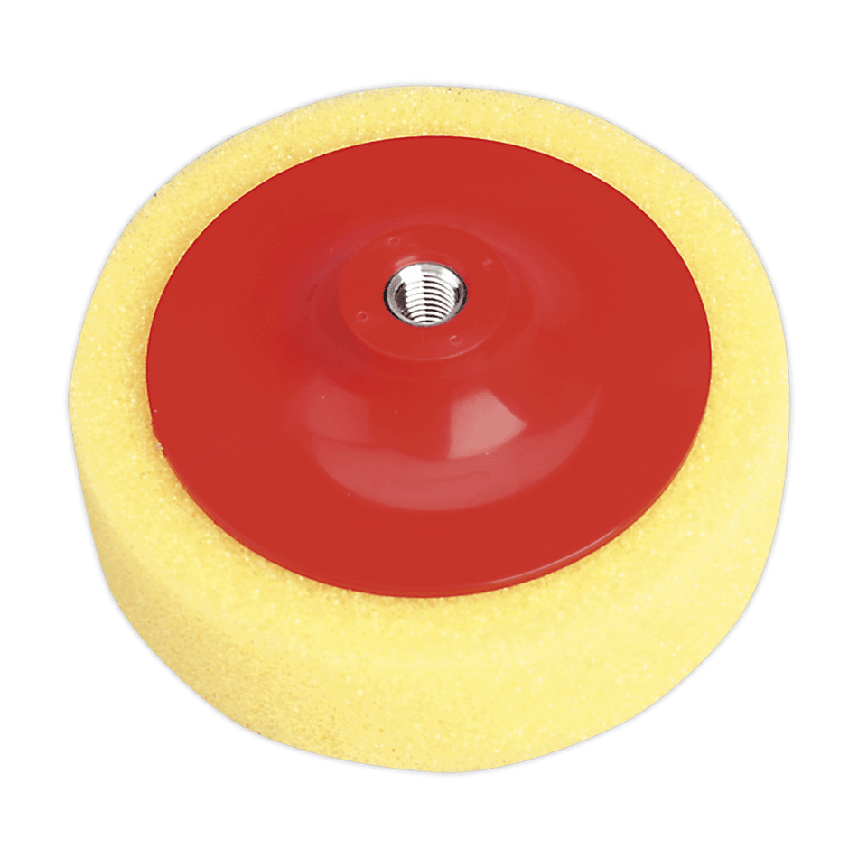 Sealey Buffing & Polishing Foam Head 150 x 50mm M14 x 2mm Yellow/Coarse Model No-PTC/CH/M14-Y