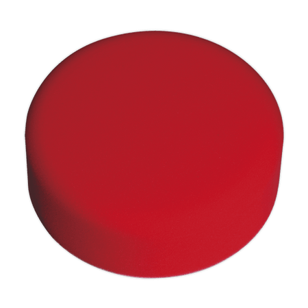 Sealey Buffing & Polishing Foam Head Hook & Loop 150 x 50mm Red/Ultra Soft Model No-PTCCHV150R