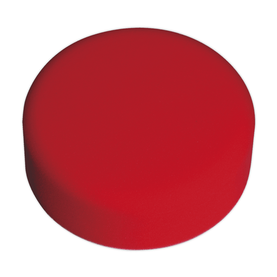 Sealey Buffing & Polishing Foam Head Hook & Loop 150 x 50mm Red/Ultra Soft Model No-PTCCHV150R