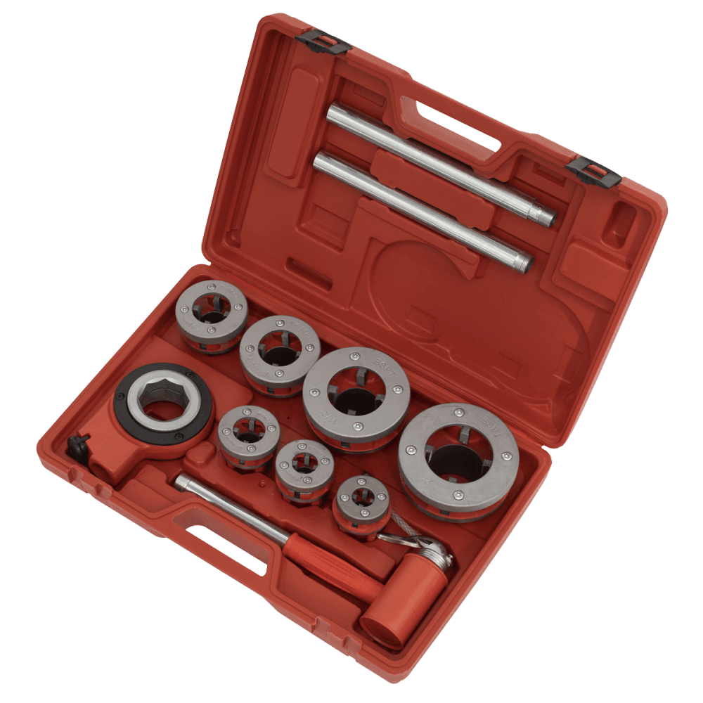 Sealey Pipe Threading Kit 3/8" - 2"BSPT Model No-PTK992