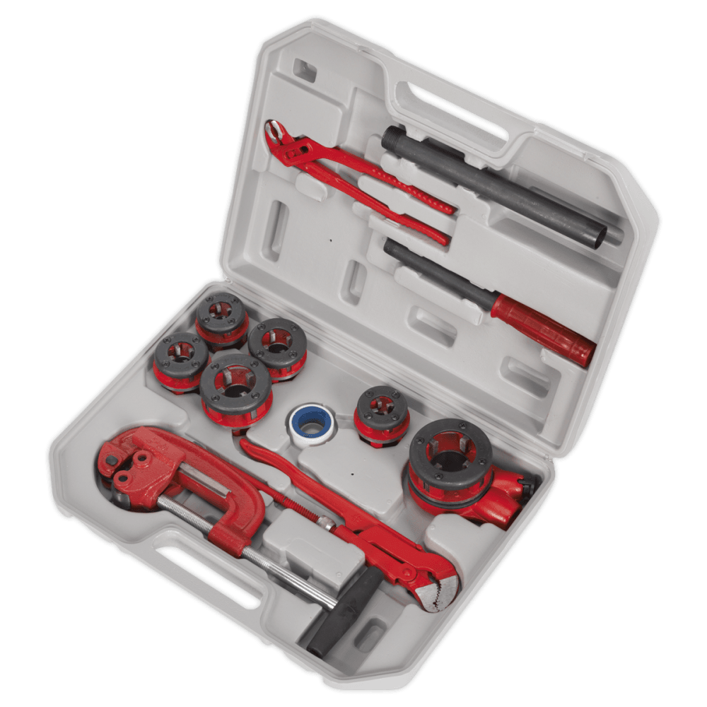 Sealey Pipe Threading Kit 1/4" - 1-1/4"BSPT Model No-PTK993