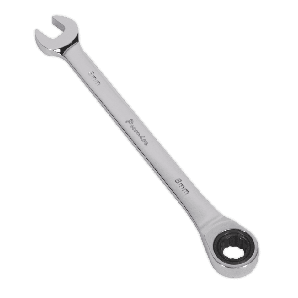 Sealey Ratchet Combination Spanner 8mm Model No-RCW08