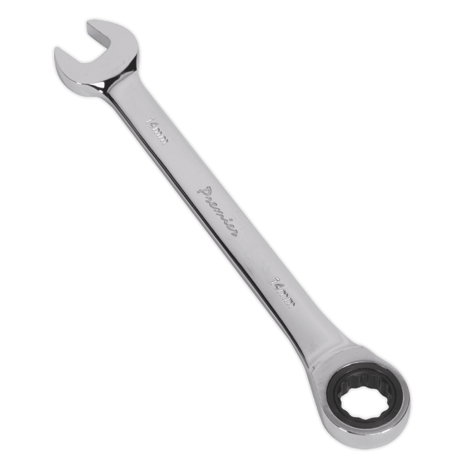 Sealey Ratchet Combination Spanner 14mm Model No-RCW14