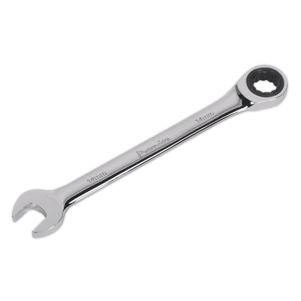 Sealey Ratchet Combination Spanner 14mm Model No-RCW14