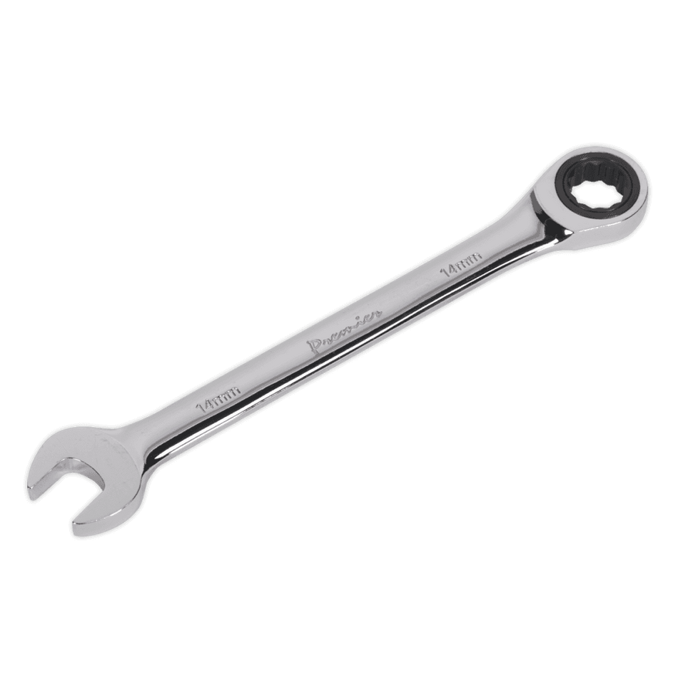 Sealey Ratchet Combination Spanner 14mm Model No-RCW14