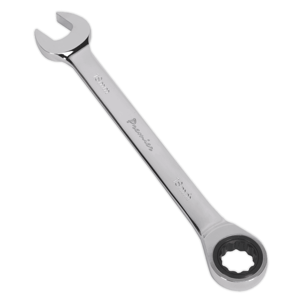 Sealey Ratchet Combination Spanner 18mm Model No-RCW18