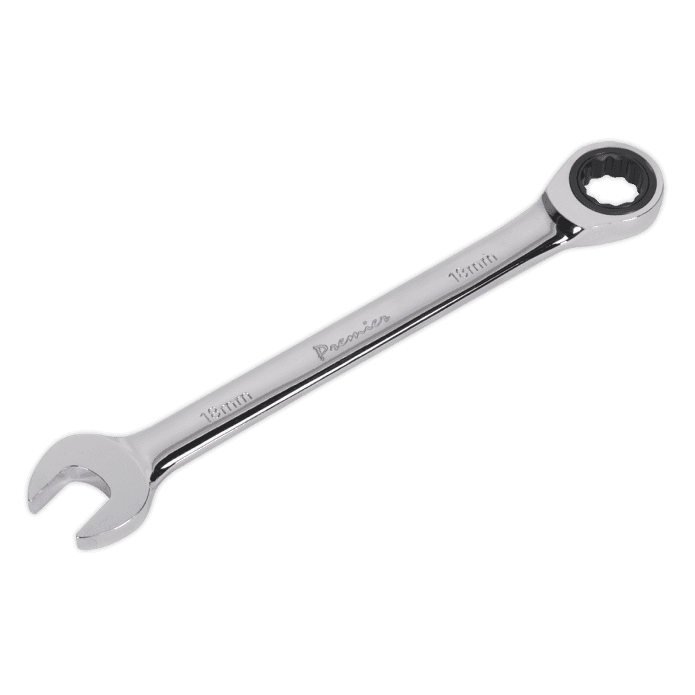 Sealey Ratchet Combination Spanner 18mm Model No-RCW18