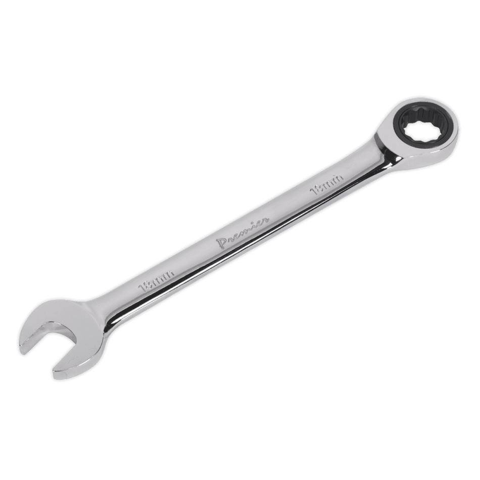 Sealey Ratchet Combination Spanner 18mm Model No-RCW18