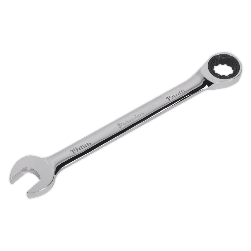 Sealey Ratchet Combination Spanner 19mm Model No-RCW19
