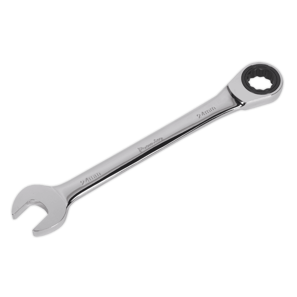 Sealey Ratchet Combination Spanner 24mm Model No-RCW24