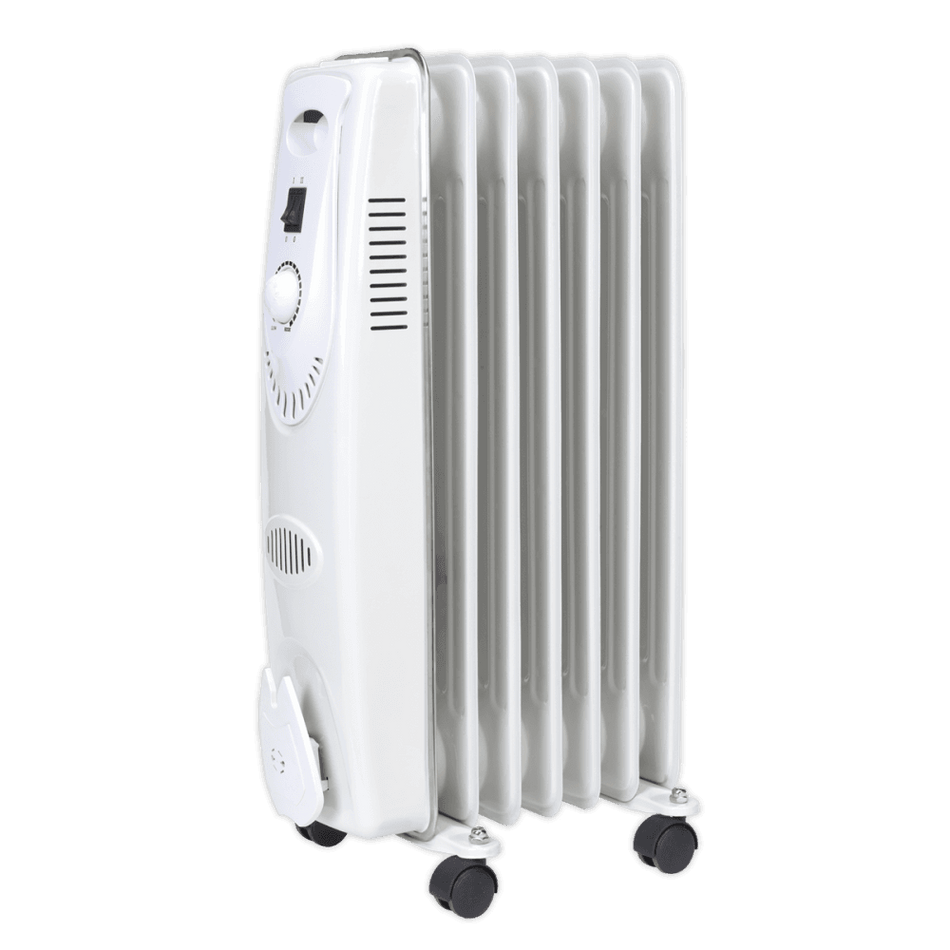 Sealey Oil Filled Radiator 1500W/230V 7 Element Model No-RD1500