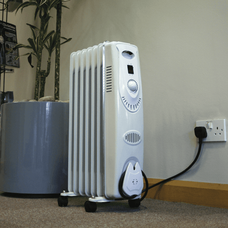 Sealey Oil Filled Radiator 1500W/230V 7 Element Model No-RD1500