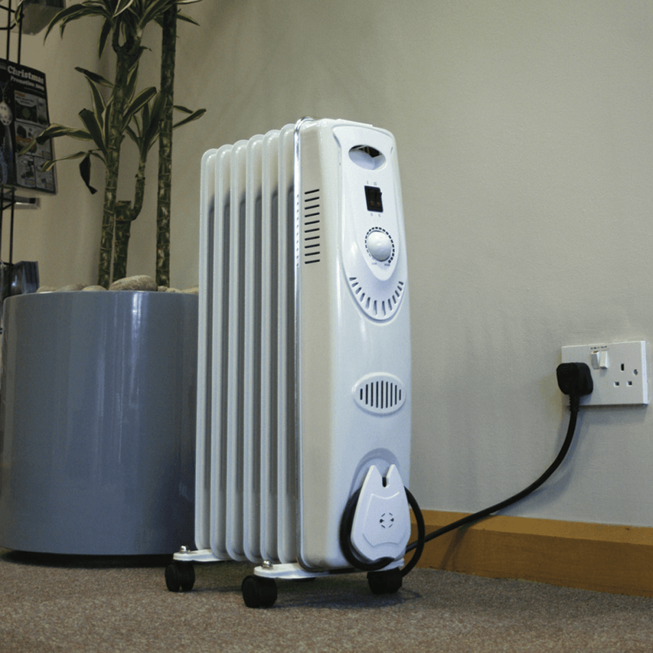 Sealey Oil Filled Radiator 1500W/230V 7 Element Model No-RD1500