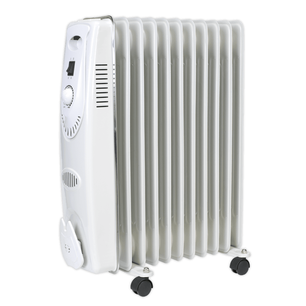 Sealey Oil Filled Radiator 2500W/230V 11 Element Model No-RD2500