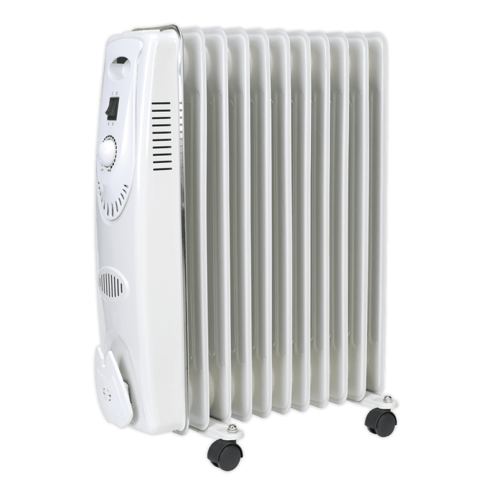 Sealey Oil Filled Radiator 2500W/230V 11 Element Model No-RD2500