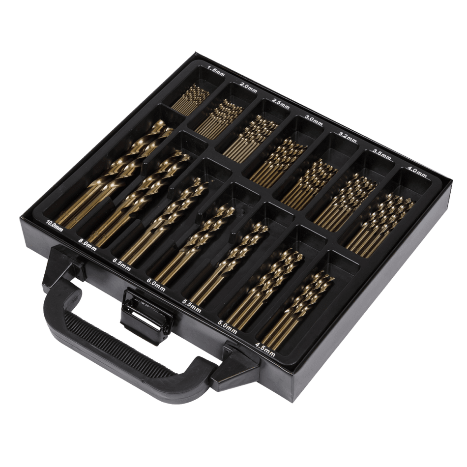 Sealey HSS Cobalt Fully Ground Drill Bit Set 99pc Model No- DBS99CB