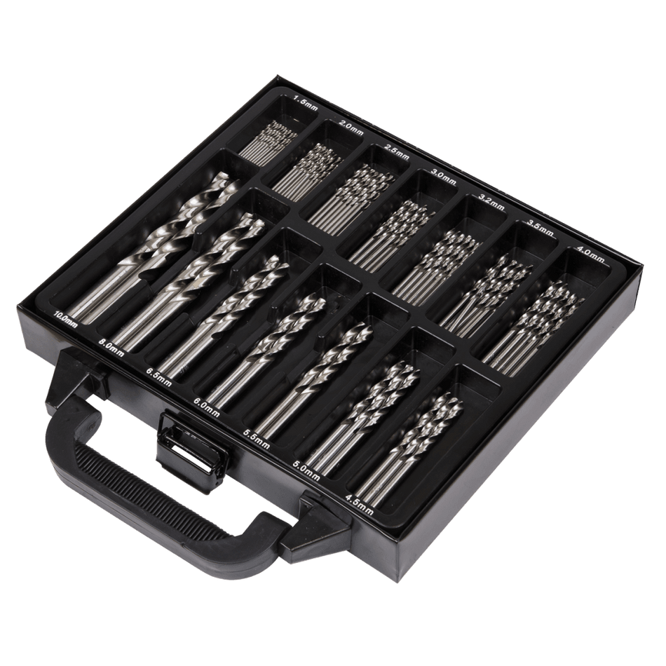 Sealey HSS Fully Ground Drill Bit Set 99pc Model No- DBS99FG